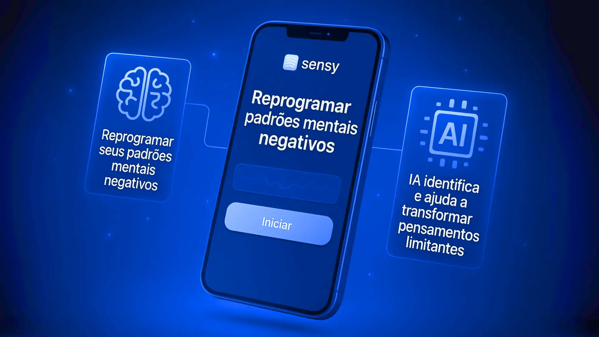 App Sensy - Reprogramar seus padrões mentais negativos