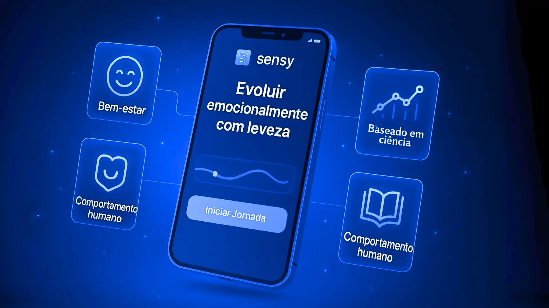 App Sensy - Evoluir emocionalmente com leveza