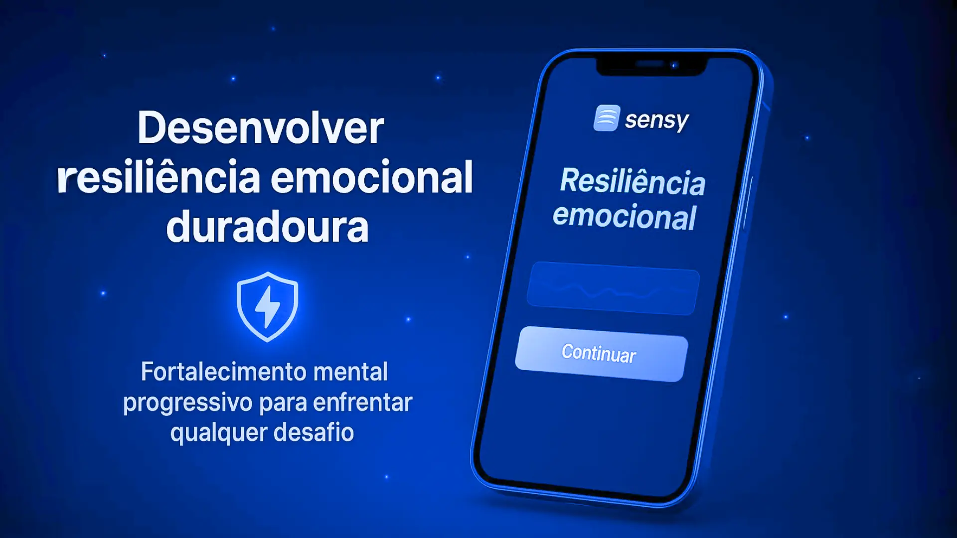 App Sensy - Desenvolver resiliência emocional duradoura